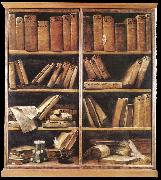 CRESPI, Giuseppe Maria Bookshelves dfg France oil painting artist